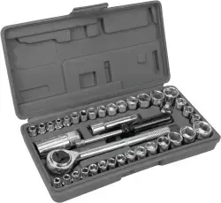 Ratchet socket 40 piece set