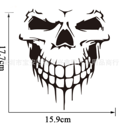 Car skull sticker