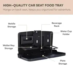 Car back chair multifunctional dining table