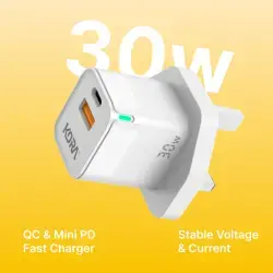 Kora Zaplug 30W Wall Charger USB&Type C