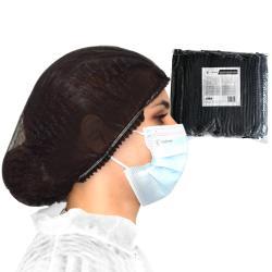 HAIRNETS - Disposable Black Hairnets 100pcs