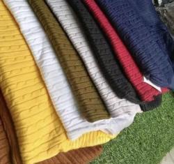 Thick Ribbed Unisex Black 2XL