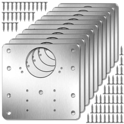 Cabinet Hinge Repair Plate Kit (10 Pcs)