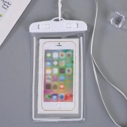 Waterproof phone pouch (white)