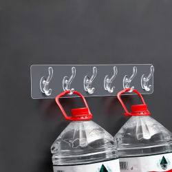 Use more adhesive hooks
