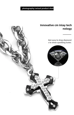 Cross necklace#0312
