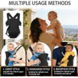6 Way Baby Carrier (Black)
