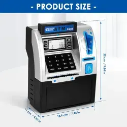 ATM Piggy Bank for Real Money（blue）